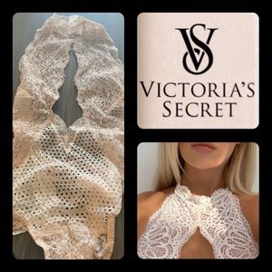 🪶 VICTORIA’S SECRET DREAM ANGELS Special Edition Keyhole Mesh Lace Teddy-M